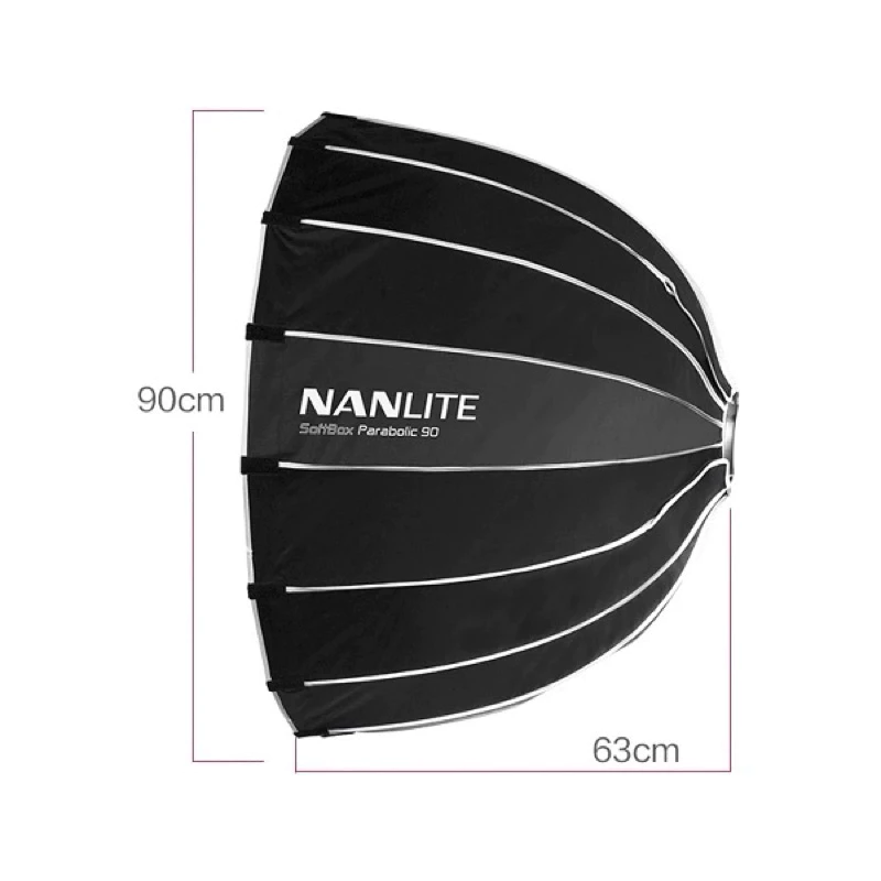 Softbox Parabolic thao tác nhanh Nanlite SB-PR90-Q Quick 90cm