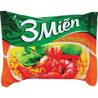 Mì 3 Miền tôm chua cay 65g