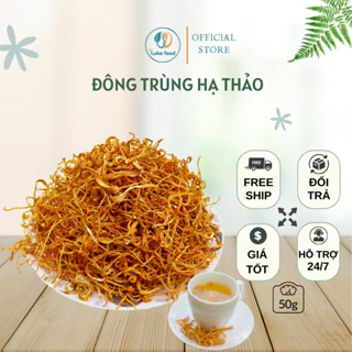 Đông Trùng Hạ Thảo Sấy Khô Thượng Hạng Sợi To Ngon, Hàng Cao Cấp Bồi Bổ Cơ Thể 50g