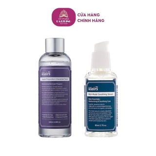 COMBO Toner Klairs Supple Preparation 180ml + Serum Klairs Rich Moist Soothing 80ml