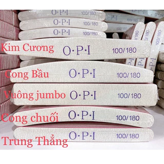 Dũa móng tay OPI dày 100/180 lẻ 1 chiếc