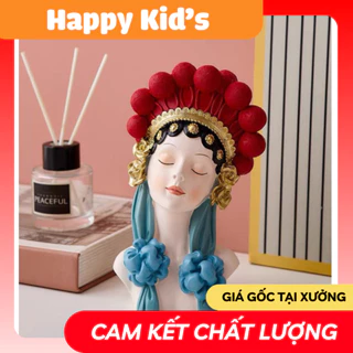 Tô Tượng Thạch Cao NÀNG MẪU HOA ĐÁN size 15-20cm