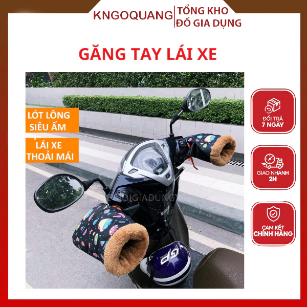 Găng Tay Đi Xe Máy Mùa Đông Nam Nữ, Găng Tay Phao 3 Lớp Lót Lông Dày Dặn Giữ Ấm Chống Mưa Rét Xe Máy An Toàn Tiện Lợi