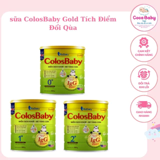 [ HÀNG CHÍNH HÃNG ] Sữa ColosBaBy Gold 1000IgG 800g Đủ số 0+, 1+, 2+ DATE MỚI NHẤT