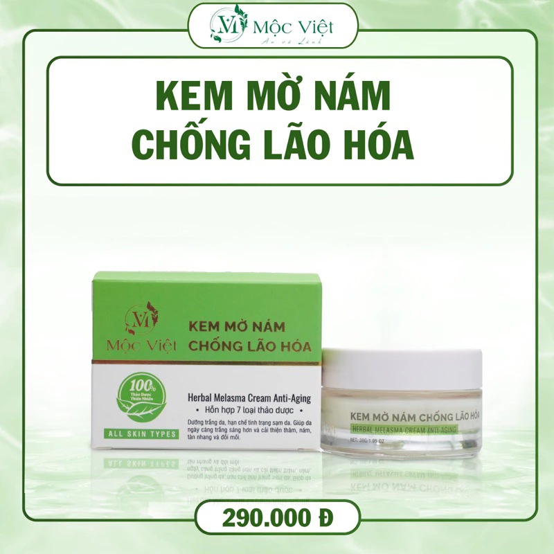 Kem mờ nám chống Lão hoá thuần chay