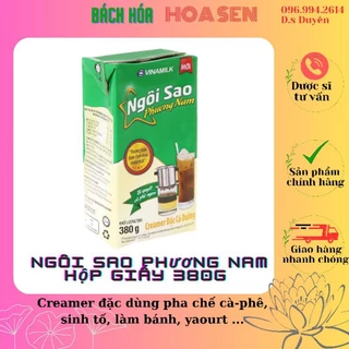 Sữa đặc Ngôi sao Phương Nam hộp giấy 380g.