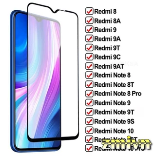 Cường Lực Full Màn Xiaomi Redmi 7 7A 8A 9S Note 6pro Note 10 11 12s Note 12 Tubor Note 9 4G A3 Note 13R pro Note 12R