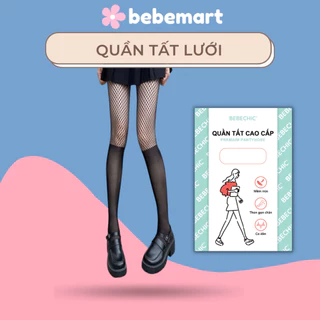 Quần Tất Lưới Ngang Gối,Quần Vớ Tất Co Giãn Cao Cấp BEBECHIC QT02 (BẢO HÀNH 1 ĐỔI 1)