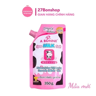 (MẪU MỚI) MUỐI TẮM TẨY DA CHẾT CHIẾT XUẤT SỮA BÒ A BONNE SPA MILK SALT