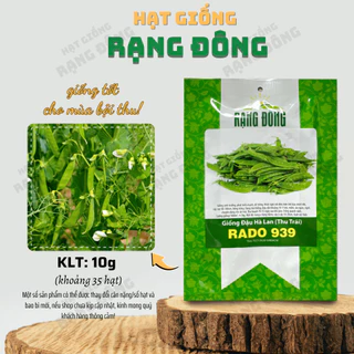 Hạt giống Đậu Hà Lan (Thu Trái) Rado 939 (10g~35 hạt) trồng quanh năm, năng suất cao - Hạt giống Rạng Đông