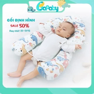 Gối Chữ U Cho Bé Sơ Sinh Chống Giật Mình Chống Bẹp Đầu Có Dây Rút Điều Chỉnh Bafaby - 305