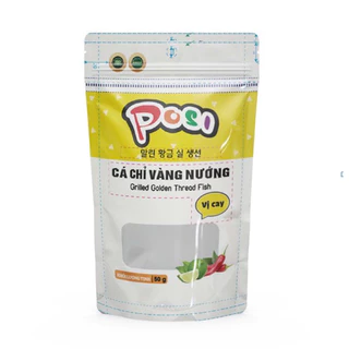 Cá chỉ vàng nướng vị cay Posi 50gam