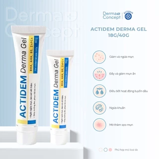 Gel giảm mụn, mờ thâm Actidem Derma Gel 18gr/40gr