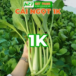 [DEAL 1K] 100 Hạt giống rau cải ngọt dễ trồng dễ lên, năng suất cao, túi chiết nhỏ 200 hạt - h2t farm