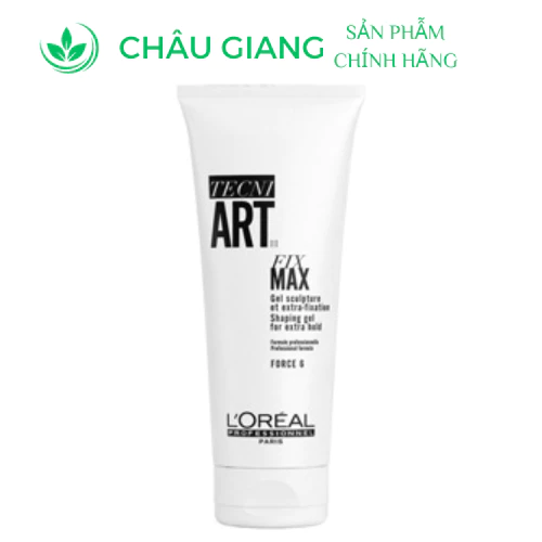 Chính hãng - Gel Loreal Định Hình Siêu Cứng TECNI.ART FIX MAX 200ml (Độ cứng 6) 200g