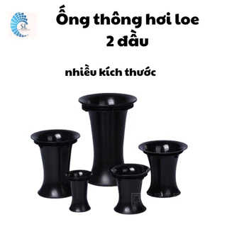 Ống thông hơi loe 2 đầu cho loa 3-10 inch, nhựa ABS