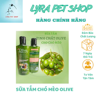 Sữa tắm cho chó mèo oliver 450ml, loại bỏ ve rận,chống rụng lông,khử mùi hôi,tẩy ố bẩn