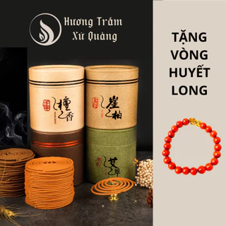 Hộp 46 Khoanh Nhang Khoanh Trầm Hương Xông Lư, Tỏa Hương 4H(bao gì giấy)