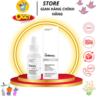 Serum The Ordinary Hyaluronic Acid 2% + B5 30ml của Mỹ, Tinh Chất Niacinamide 10% + Zinc 1% Cấp Ẩm và Phục Hồi Da