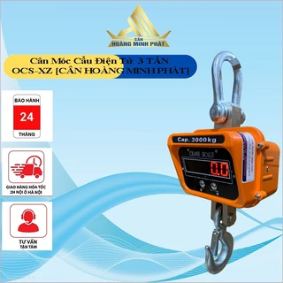 Cân điện tử Móc Cẩu 5 TẤN 3 TẤN 1 TẤN 500kg OCS-XZ Đài Loan dùng cân vật liệu, sắt.. kèm điều khiển, PIN dự phòng