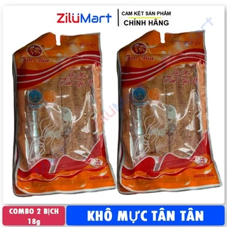 Khô Mực tẩm gia vị Tân Tân (combo 2 gói) loại 18g