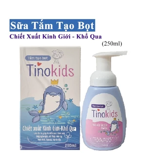 Sữa Tắm Tạo Bọt Tinokids Ngăn Ngừa Vi Khuẩn, Cải Thiện Rôm Sảy An Toàn Cho Bé, Dưỡng Da Mềm Mịn Cho Bé 250ml