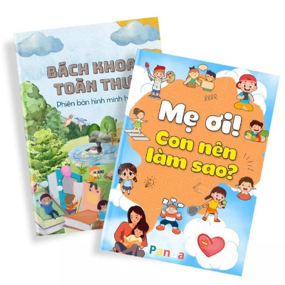 Sách Combo 2 Quyển Bách Khoa Toàn Thư, Mẹ Ơi Con Nên Làm Sao Cho Bé Từ 3-14 Tuổi