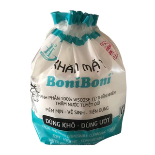 Khăn Mặt Khô Đa Năng BoniBoni - Khăn Mặt Một Lần Làm Sạch Từ 100% Viscose Thân Thiện Môi Trư