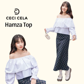 Ceci Cela - Áo trễ vai đơn giản Hamza