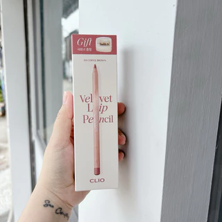 [Kèm chuốt chì] Chì kẻ viền môi Clio Velvet Pencil