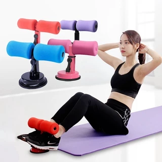 Dụng cụ tập cơ bụng eo gym đồ dùng thể thao tại nhà đa năng có đế hút chân không trụ chữ t gập bụng giảm béo nam nữ