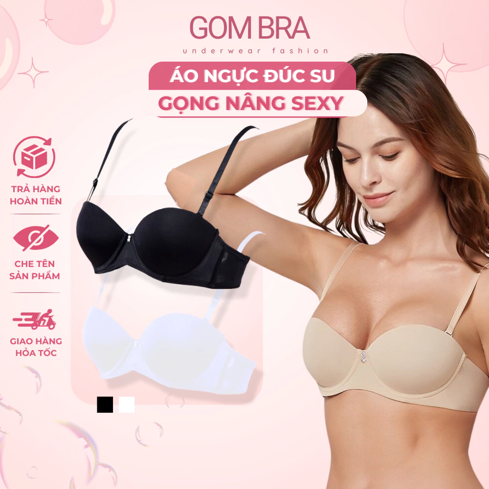 Áo ngực có gọng Gom Bra chống lộ viền, đệm mút mềm mại, tạo khe nâng ngực tự nhiên - SA-6001