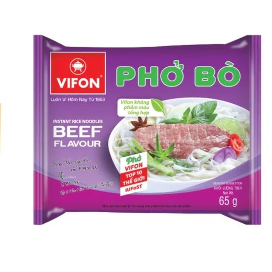 Combo 2 gói phở bò Vifon 65G - Thực phẩm Bách Phúc Đà Nẵng