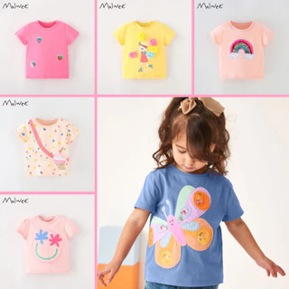 BST áo thun hè cotton Malwee họa tiết nhiều mẫu cho bé gái 2-7 tuổi Mẫu mới - LittleMaven Chính Hãng