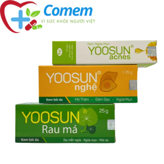 Kem ngừa mụn Yoosun Acnes ,Rau Má,Nghệ  - sạch mụn, thâm từ thảo dược, cho da dầu, khô đâu đen, mụn mủ cho nam nữ