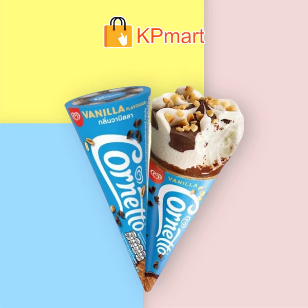 Kem ốc quế vani Wall's Cornetto Vanilla 110ML