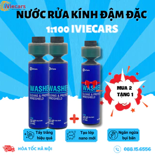 Nước rửa kính ô tô đậm đặc Washer 1:100 Concentrate - Nước rửa kính ô tô  270ml công nghệ USA