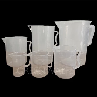 Ca đong định lượng có chia vạch các cỡ ( 100ml - 250ml - 500ml - 1L - 2L - 3L - 5L)