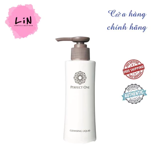 Gel tẩy trang kiêm sữa rửa mặ dưỡng ẩm không tạo bọt PERFECT ONE Cleansing Liquid 150ml