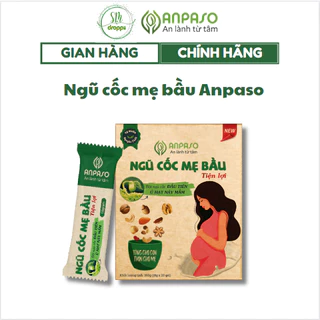 Ngũ Cốc Mẹ Bầu Anpaso Không Đường, Bột Ngũ Cốc Óc Chó Hạnh Nhân Dinh Dưỡng Cho Mẹ Bầu giàu vitamin