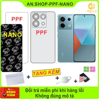 Miếng dán PPF-NANO Xiaomi Redmi Note 13 - 13Pro dán màn hình - dán lưng