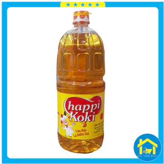 Dầu ăn Happi Koki chai 2 lít