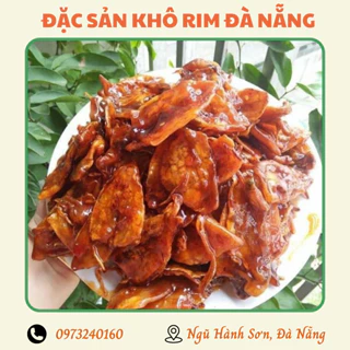 Mực rim me đặc sản Đà Nẵng hũ 200 - 500 gram, đồ ăn vặt cay thơm ngon an toàn vệ sinh thực phẩm