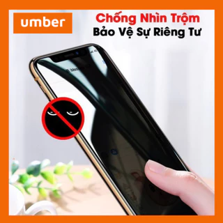 Kính cường lực iphone chống nhìn trộm full màn 6 7 7plus 8plus x xsmax 11 12 13 14 pro promax plus 11promax 14promax CNT