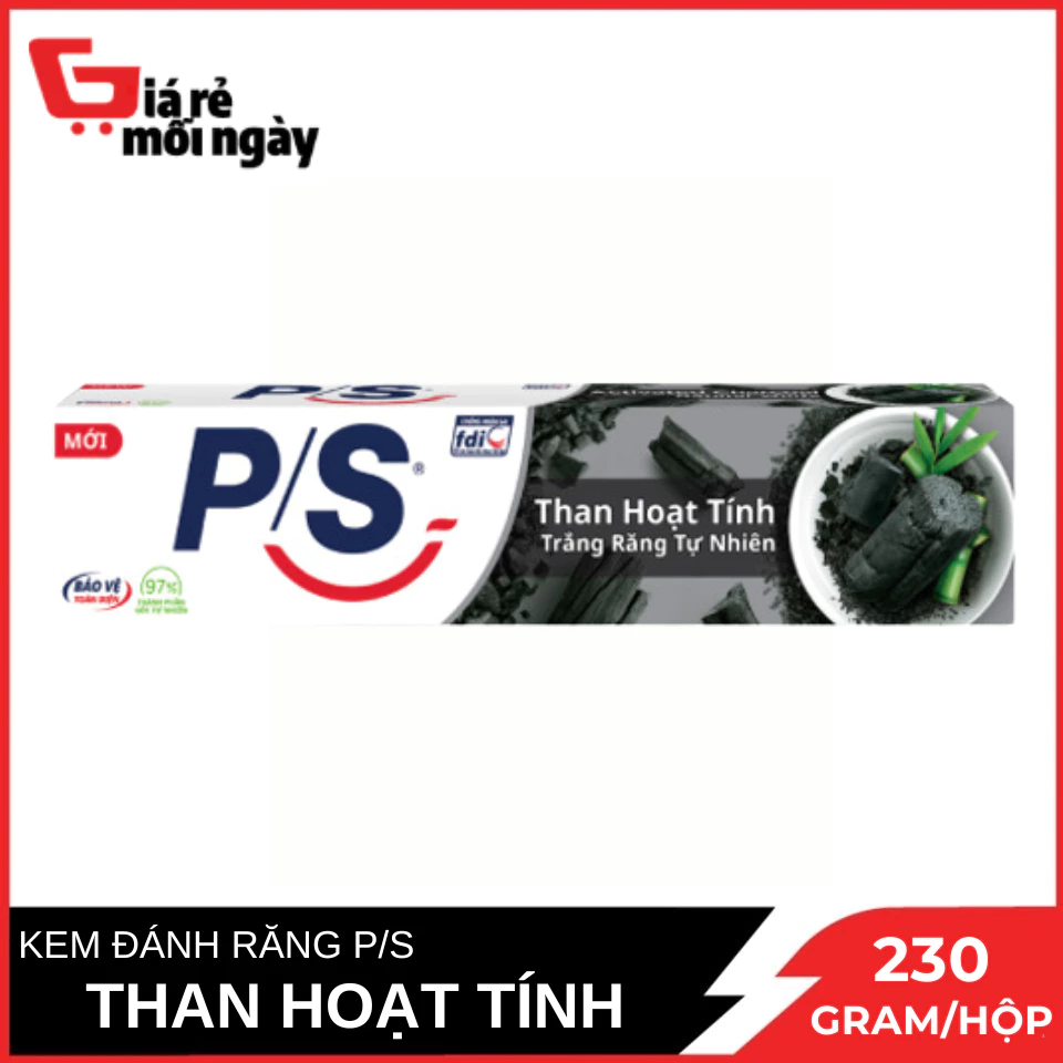 Kem Đánh Răng P/s Than Hoạt Tính 230Gram