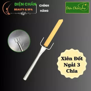 Dĩa Xiên Điếu Ngải Cứu Hơ Ba Cây - Dụng Cụ Hơ NgảI Cứu