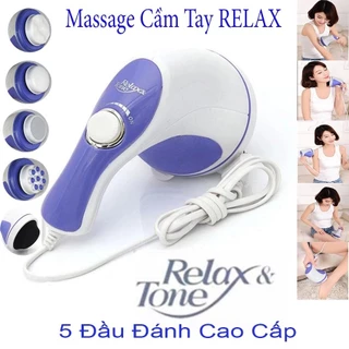 Máy Massage Cầm Tay Relax & Spin Tone 5 Đầu.