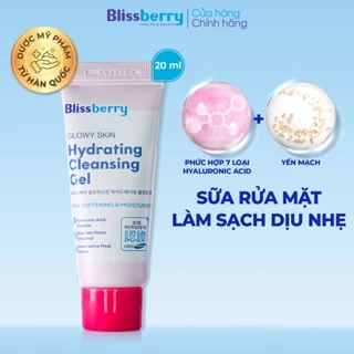 [GIFT] Sữa rửa mặt Blissberry Glowy Skin Hydrating Cleansing Gel 20ml