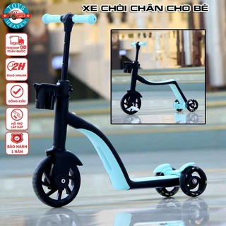 Xe Chòi Chân Scooter 9in1 Cho Bé Toys Heaven 1 Đến 6 Tuổi Tập Đi,Trượt Thăng Bằng,Chống Lật - Mẫu Mới 2024 Scoot And Run