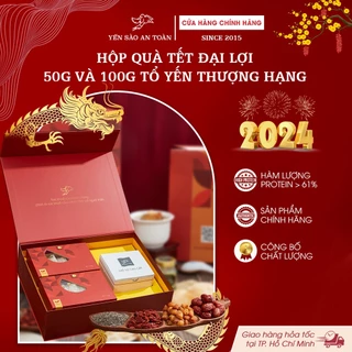 [QUÀ TẶNG VIP] Bộ hộp quà Yến sào Khánh Hòa nguyên chất CAO CẤP THƯỢNG HẠNG ĐẲNG CẤP từ YẾN SÀO AN TOÀN